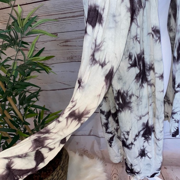 Sweet Romeo Tie Dye Jersey Open Drape Cardigan NWT - Picture 8 of 15